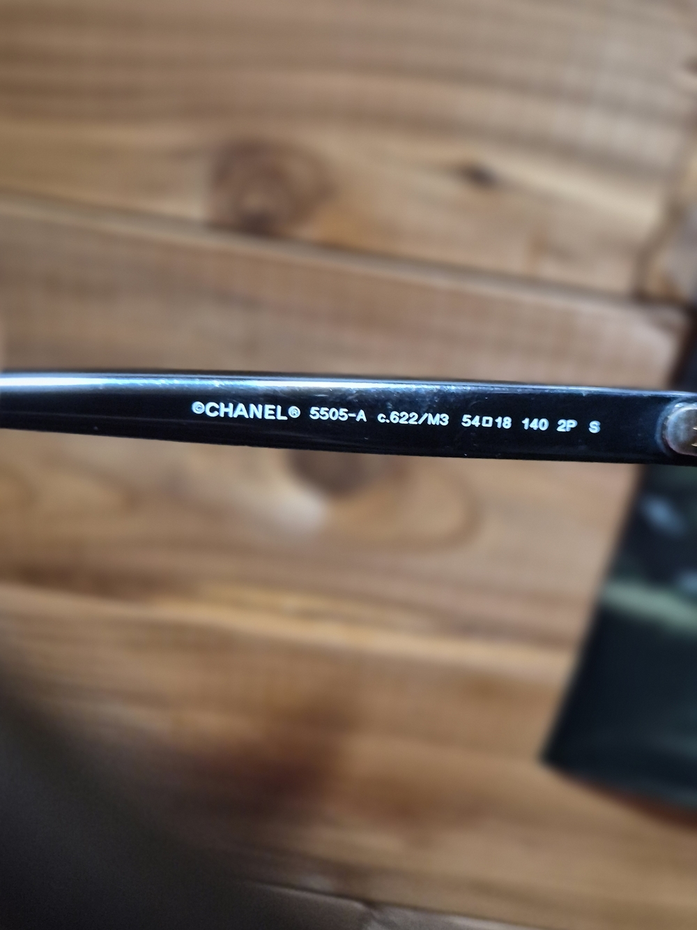 Very Rare Chanel Black Rectangular Sunglasses - Picture 6 of 7